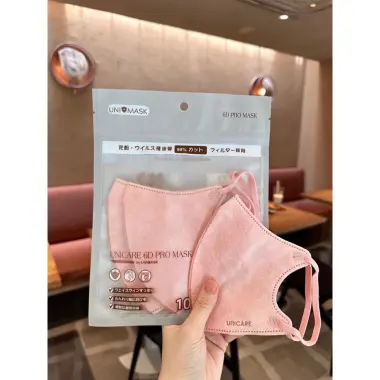 [Thùng 100 Cái] Khẩu trang 6D PRO MASK, khẩu trang 5D UNICARE phiên bản cao cấp chính hãng UNI MASK 8
