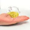 Tiết kiệm thủy tinh piggy cork cork trang trí máy tính để bàn diy con heo đất nhỏ 6