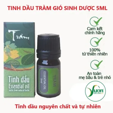 Tinh dầu Tràm gió đuổi muỗi, trị mẩn ngứa, cảm gió chỉ 28.800đ - HTX Sinh Dược Ninh Bình 5ml