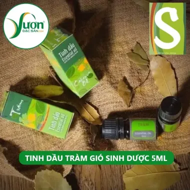 Tinh dầu Tràm gió đuổi muỗi, trị mẩn ngứa, cảm gió chỉ 28.800đ - HTX Sinh Dược Ninh Bình 5ml