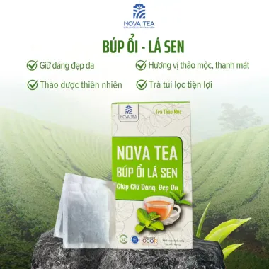Trà Búp Ổi Lá Sen Giảm Cân, Đẹp Da - 30 Gói x 4g, Giá Tốt 99.000đ 3