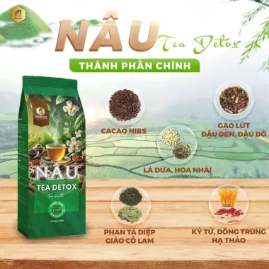TRÀ NÂU TEA DETOX 12 VỊ THẢO DƯỢC GIẢM CÂN TỰ NHIÊN CHỈ 113.700Đ 4