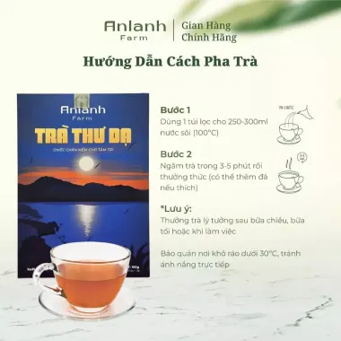 Trà Thư Dạ Thảo Mộc Tự Nhiên, Cải Thiện Giấc Ngủ Tốt, Giá Tốt 139k/Gói 50 Túi Lọc