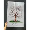 Tranh Cây Vân Tay Đám Cưới In Theo Yêu Cầu - Ký Tên Miễn Phí - Giá Rẻ 95k 3