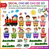 Tranh Dán Tường Con Vật Học tiếng Anh Cho Bé - Decal Sticker Dạy Học Giá Tốt 38k 10