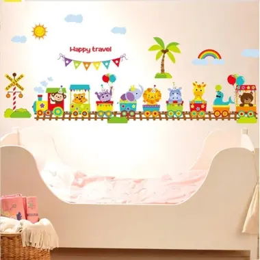 Tranh Dán Tường Con Vật Học tiếng Anh Cho Bé - Decal Sticker Dạy Học Giá Tốt 38k 18