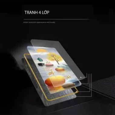 Tranh tráng gương Nguyễn Phú Trọng, Bác Hồ,Bác Giáp treo phòng khách,Decor tranh 3D kèm khung COMPOSITE Hệ Cao cấp 6 Tranh tráng gương Nguyễn Phú Trọng, Bác Hồ,Bác Giáp treo phòng khách,Decor tranh 3D kèm khung COMPOSITE Hệ Cao cấp 6