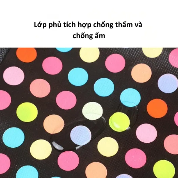 Hình ảnh sản phẩm Túi Bạt Chuyển Nhà Cỡ Đại 80cm Siêu Dày, Túi Dứa Đựng Đồ Thay Thế Thùng Carton, Chống Nước, Có Khóa