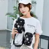 Túi đeo chéo nữ đi chơi đựng điện thoại chống nước thời trang đẹp thể thao nhỏ gọn mini màu đen cute cá tính 8