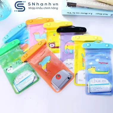 Túi đựng điện thoại chống nước trong suốt dây đeo tiện lợi giá chỉ 12.900đ