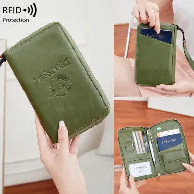 Túi Đựng Hộ Chiếu RFID Đa Chức Năng - Dây Kéo Giá Tốt 228960đ
