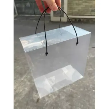 Túi Đựng Quà PVC Trong Suốt Sang Trọng Giảm Giá - Quà Tặng Lễ Tết, Valentine chỉ 8500đ