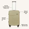 Vali Du Lịch LUG LS802 Chống Bể Vỡ Khóa TSA, Giá Rẻ 990k - Xách Tay 20inch, Ký Gửi 24inch 3