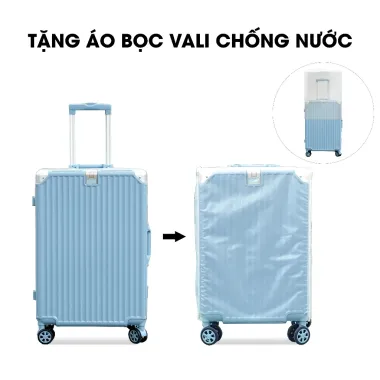 Vali khung nhôm cao cấp TRIP A2.610 có ngăn đựng bình nước
