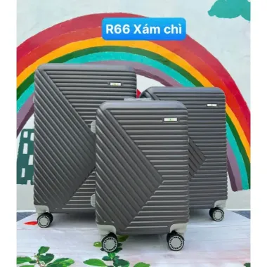 Vali UIA R66 20/24 inch - Tặng Túi Giày - Khóa Kéo 4 Bánh Xe Xoay 360° - Giá Cực Sốc 297k