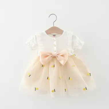 Váy bé gái thun cotton đỏ đô Hàn Quốc 6-36 tháng phối lưới thêu dứa vintage giá sale 119k 4 Váy bé gái thun cotton đỏ đô Hàn Quốc 6-36 tháng phối lưới thêu dứa vintage giá sale 119k 4