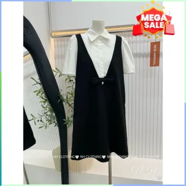 Váy Công Sở Sơ Mi Cổ Đức Babydoll Sang Trọng Mùa Hè Giá CỰC SỐC 182k 4 Váy Công Sở Sơ Mi Cổ Đức Babydoll Sang Trọng Mùa Hè Giá CỰC SỐC 182k 4