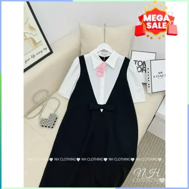 Váy Công Sở Sơ Mi Cổ Đức Babydoll Sang Trọng Mùa Hè Giá CỰC SỐC 182k 5 Váy Công Sở Sơ Mi Cổ Đức Babydoll Sang Trọng Mùa Hè Giá CỰC SỐC 182k 5
