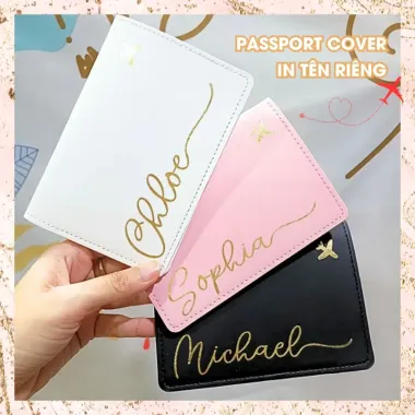 Ví Hộ Chiếu Passport Cover In Tên Theo Yêu Cầu Giá Cực Sốc 60.000đ - Giảm 17.400đ!