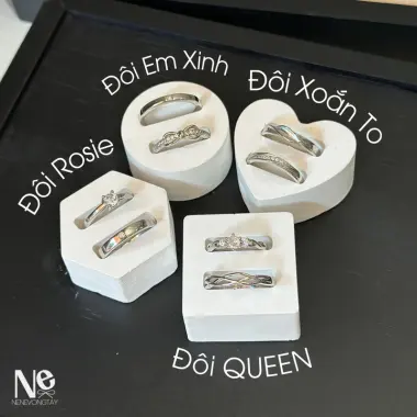 Vòng Cuff Đôi Khắc Tên - Tặng Nhẫn Đôi & Hộp Đẹp - Giá Chỉ 196800 Vnđ