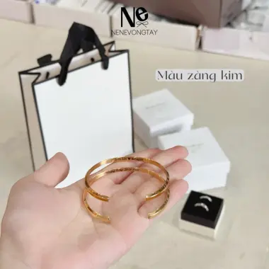 Vòng Cuff Đôi Khắc Tên - Tặng Nhẫn Đôi & Hộp Đẹp - Giá Chỉ 196800 Vnđ