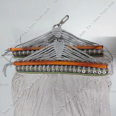 Võng Lưới Cán Gỗ Hàng Xuất Khẩu Giá Rẻ - Giảm 20% Còn 240k 3