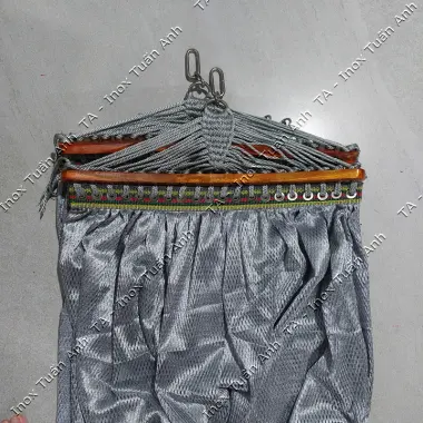 Võng Lưới Cán Gỗ Hàng Xuất Khẩu Giá Rẻ - Giảm 20% Còn 240k 5