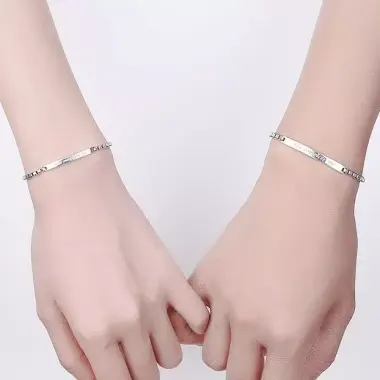 Vòng Tay Cặp Đôi Tùy Chỉnh Thép Không Gỉ Mạ Vàng - Quà Tặng Valentine Chỉ 50k! 7 Vòng Tay Cặp Đôi Tùy Chỉnh Thép Không Gỉ Mạ Vàng - Quà Tặng Valentine Chỉ 50k! 7