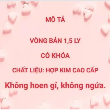 Vòng Ximen Nữ Mắc Trúc 7 Chiếc Không Gỉ - Giảm 25% Chỉ 109k tại Kim Ngân