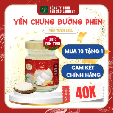 Yến chưng sẵn đường phèn Nha Trang 70ml nguyên chất giá tốt chỉ 240k 2