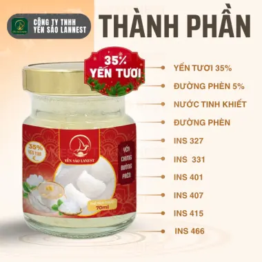 Yến chưng sẵn đường phèn Nha Trang 70ml nguyên chất giá tốt chỉ 240k 5