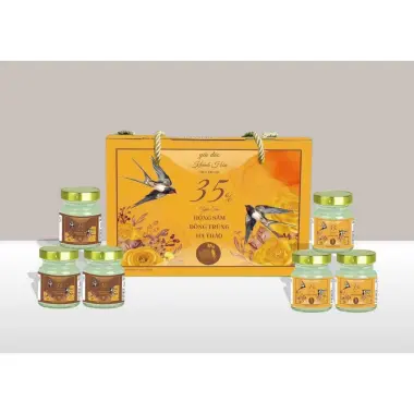 Yến Sào Khánh Hòa Hồng Sâm Đông Trùng Hạ Thảo Chưng Sẵn Tươi 35% Giảm Giá Cực Sốc 160k 10