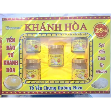 Yến sợi Khánh Hoà Nicenest 5 hủ giá chỉ 185k tặng bao lì xì - Tổ yến chiết xuất cao cấp 3 Yến sợi Khánh Hoà Nicenest 5 hủ giá chỉ 185k tặng bao lì xì - Tổ yến chiết xuất cao cấp 3