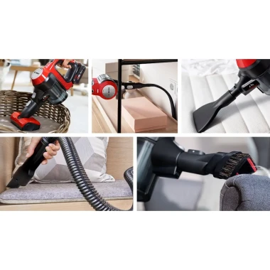 [02-04.02] Voucher Shopee đến 3TR| Máy hút bụi không dây Bosch BCS711PET Unlimited 7 ProAnimal (đỏ) - Hàng chính hãng 3