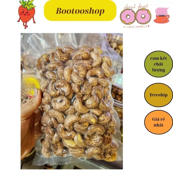 Hình ảnh sản phẩm 1kg Hạt Điều Nguyên Vỏ Lụa Loại 1 - Tươi Giòn, Giá Ưu Đãi 135.600