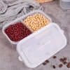 2 Lưới Sắc Nét Hình Chữ Nhật Trong Suốt - Hộp Bảo Quản Rau Nhà Bếp - Hộp Bảo Quản Hạt Trái Cây - Niêm Phong Tủ Lạnh Crisper - Cấp Thực Phẩm, Chống Ẩm 6
