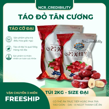 2 Túi Táo Đỏ Tân Cương 2Kg - Hàng Loại Đại, Thơm Dẻo Dai, Giá ưu đãi 55.000₫
