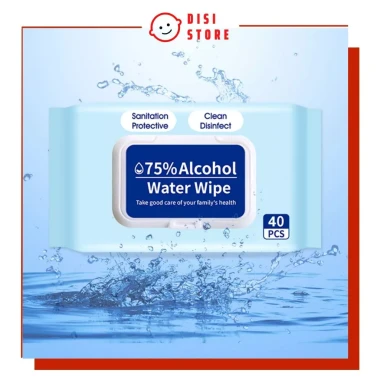 (40 Tờ) Khăn Giấy Ướt Có Cồn Sát Khuẩn 75% Diệt Khuẩn Vi Khuẩn Tiện Lợi Cho Văn Phòng Lau Tay Du Lịch - DISI 2 (40 Tờ) Khăn Giấy Ướt Có Cồn Sát Khuẩn 75% Diệt Khuẩn Vi Khuẩn Tiện Lợi Cho Văn Phòng Lau Tay Du Lịch - DISI 2