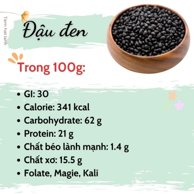 500g hạt đậu đen xanh lòng loại 1 đậu ta – Thực phẩm khô Tiệm hạt lành giá 25.000 2