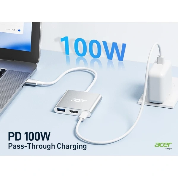 Đánh giá thực tế Acer Hub USB‑C 3 trong 1: Độ ổn định khi làm việc và chơi game