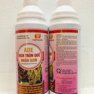 ADE dịch trùn quế nhân sâm 1 lít - Cao đạm, vỗ béo nhanh cho gà, vịt, heo, bò 3