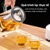 Ấm trà thủy tinh chịu nhiệt 550-950ml có lõi lọc Inox, đun nóng trực tiếp, giá chỉ 89.000đ 3