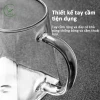 Ấm trà thủy tinh chịu nhiệt 550-950ml có lõi lọc Inox, đun nóng trực tiếp, giá chỉ 89.000đ 8