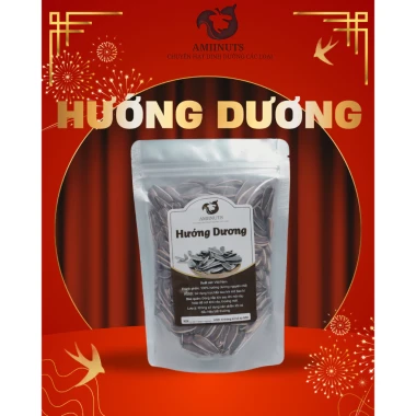 AMIINUTS Hạt Hướng Dương Nguyên Vị Rang Sẵn 500g - Giảm Giá Đặc Biệt 74.444 VND 2