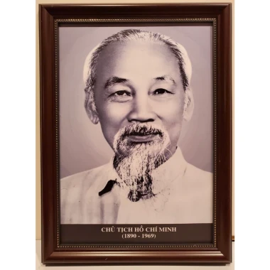 Ảnh Chân Dung Hồ Chí Minh Kiểu Cổ Đẹp - Kích Thước 26*35cm - Giảm 30k 4
