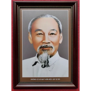 Ảnh Chân Dung Hồ Chí Minh Kiểu Cổ Đẹp - Kích Thước 26*35cm - Giảm 30k 5