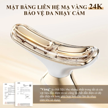 ANLAN Thiết bị làm đẹp cổ lưỡng cực - Nâng cơ mặt, mát xa, 5 màu ánh sáng, giảm 23%