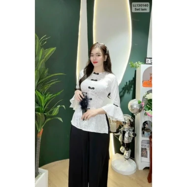Áo Bà Ba Tay Loe Gấm Mịn Thấm Hút Mồ Hôi Tốt - Nữ Tú Sắc Sở Hữu Ngay Chưa Tới 170K 4 Áo Bà Ba Tay Loe Gấm Mịn Thấm Hút Mồ Hôi Tốt - Nữ Tú Sắc Sở Hữu Ngay Chưa Tới 170K 4