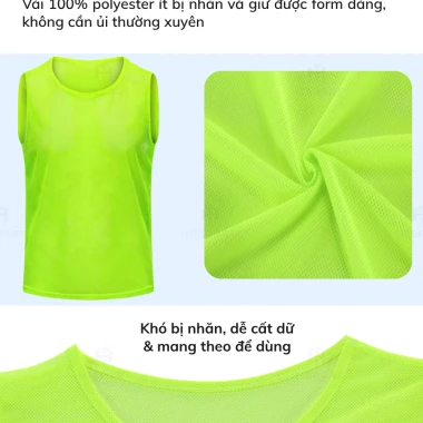 Áo Bib Lưới Tập Bóng Đá Chiến Thuật Chia Đội Nhiều Màu Sắc Giá 23.000 4 Áo Bib Lưới Tập Bóng Đá Chiến Thuật Chia Đội Nhiều Màu Sắc Giá 23.000 4