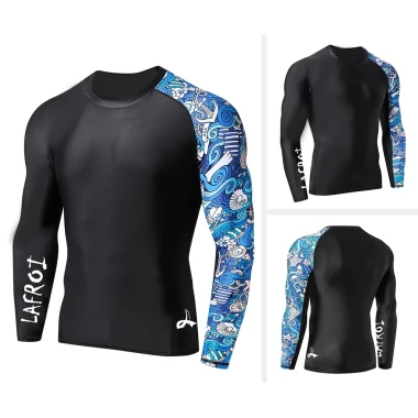 Áo Bơi Nén Tay Dài Chống UV Nam - Tập Gym Thể Thao Giá Rẻ 145k! 11 Áo Bơi Nén Tay Dài Chống UV Nam - Tập Gym Thể Thao Giá Rẻ 145k! 11